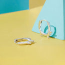 Dachshund Hoop Earrings 925 Sterling Silver