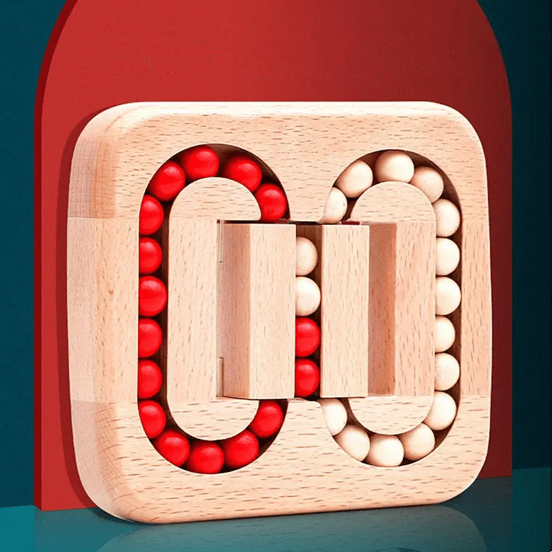 Rotating Magic Bean Toy Wood Puzzles For Adults and Kids