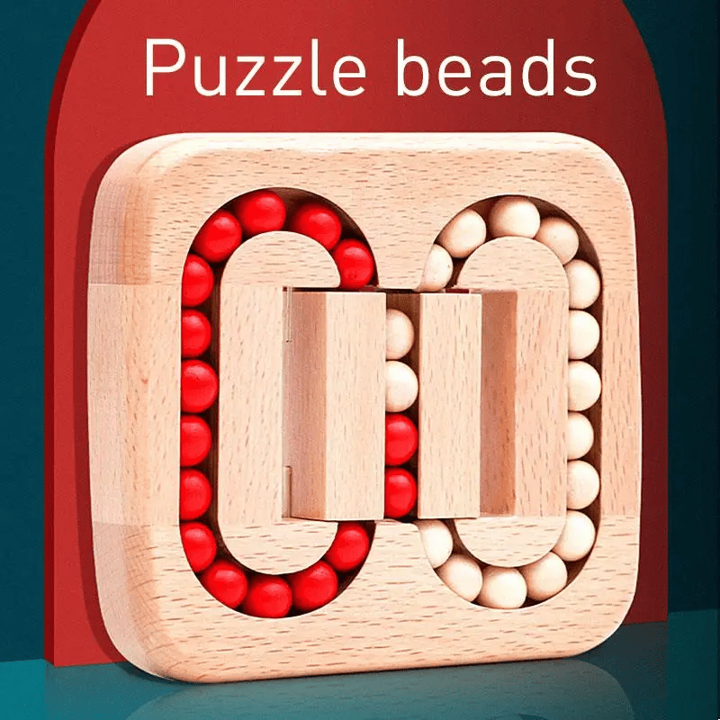 Rotating Magic Bean Toy Wood Puzzles For Adults and Kids