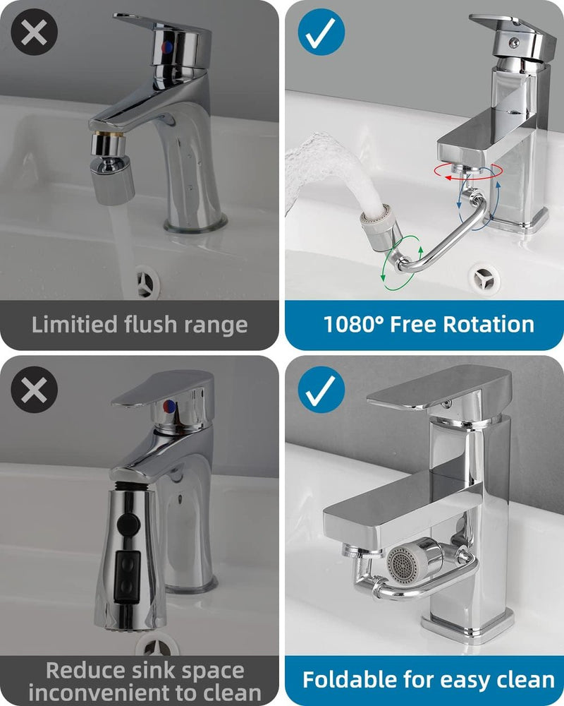 Rotatable Faucet Universal Extender