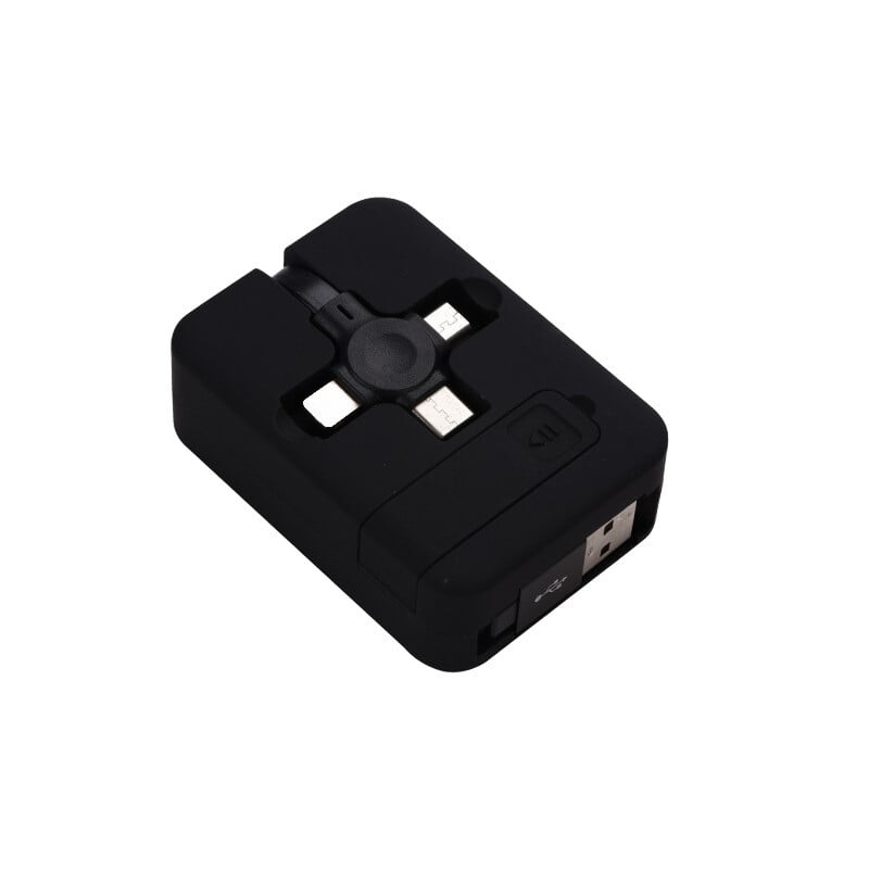 3-in-1 Charging & Data Cable – With Built-In Storage
