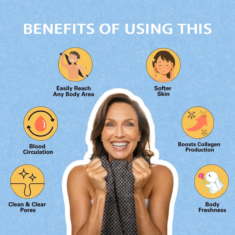 Exfoliating Antibacterial Shower Towel
