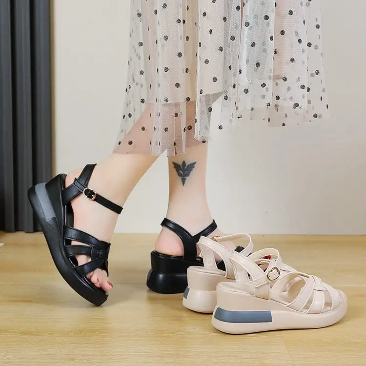 Amelie – Sandali comodi - Nero - 34