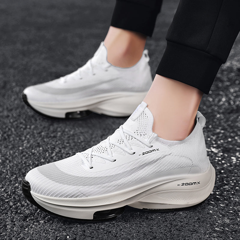 RunPro – Sneakers comode - Bianco/Arancione - 36