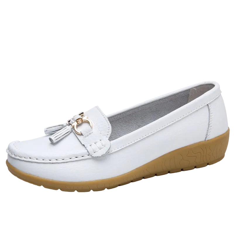 Mocassini comodi – Comfort Loafers - Bianco - 35